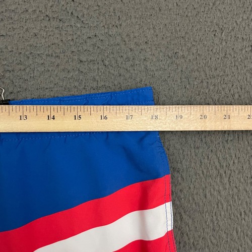 Chubbies Swim Trunks Mens Medium Lined USA Flag Striped Surfer Beach Casual Dad - Picture 2 of 10
