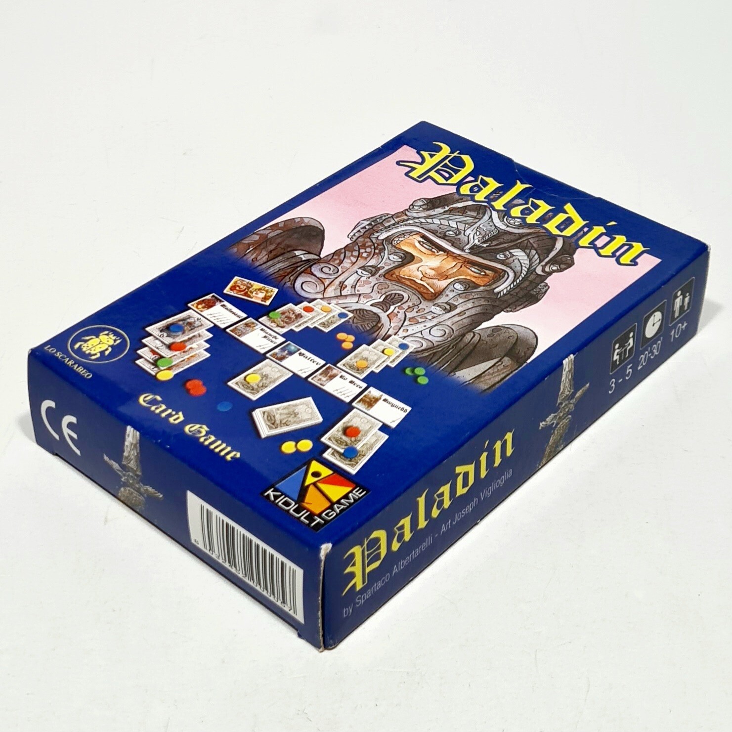 ©2004 Kidult Game Card Game PALADIN German Knight Hero Missions