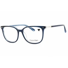 Calvin Klein Women's Eyeglasses Full Rim Blue Rectangular Frame CK22505 438