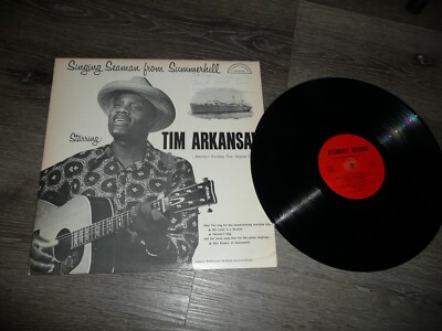 Autographed Tim Arkansaw Singing Seaman From Summerhill RARE Vinyl Record Lp