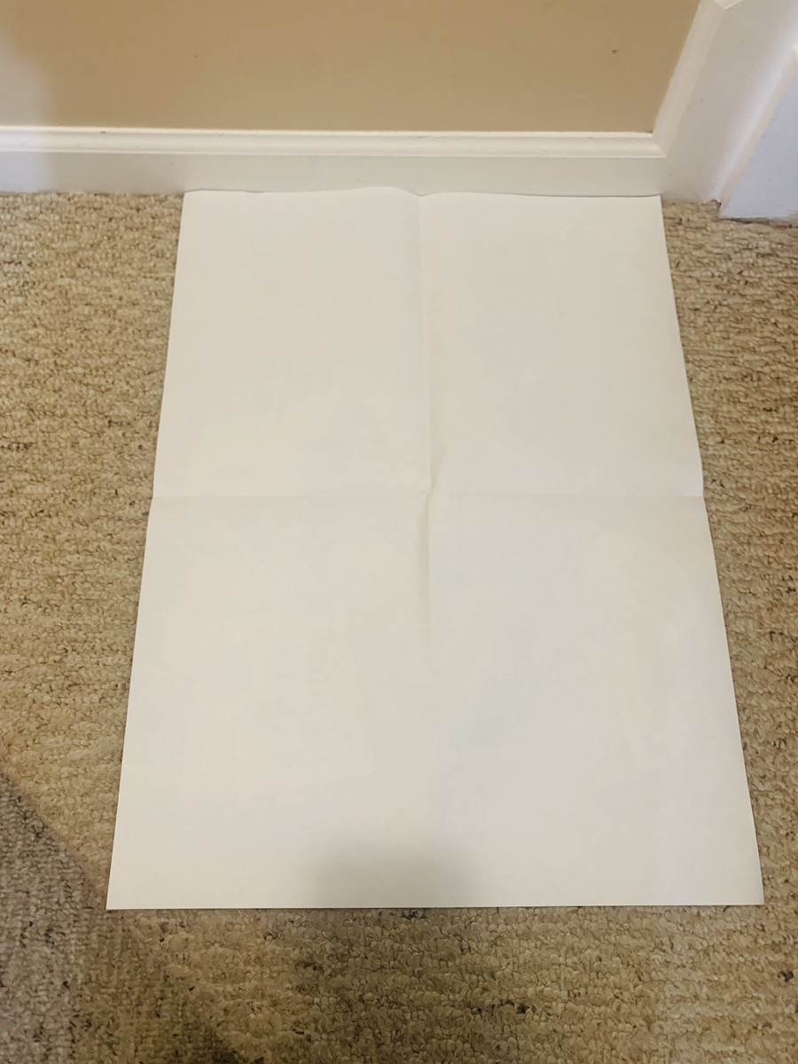 Vintage ©️1996 Original McGruff The Crime Dog HALLOWEEN Poster