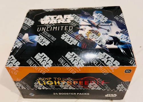 STAR WARS UNLIMITED JUMP TO LIGHT SPEED BOOSTER BOX FACTORY SEALED 24 PACKS - Bild 1 von 6