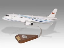 Airbus A320 Oman Air Force Desk Wood Airplane New Model Large Scale 1/100