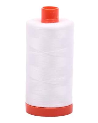 Aurifil Natural White 50 wt Cotton 1422 yd