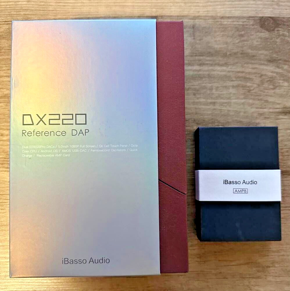 ibasso DX220 Hi-Res Portable Digital Audio Player Bluetooth w/AMP8