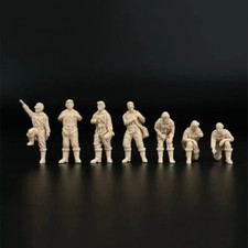 1/72 Scale Resin Model German Army Pilot 7 Soldier Figures Military Miniature