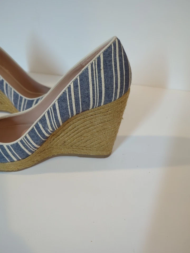 Женский сине-белый ведж Enzo Angiolini, размер 8,5 - Изображение 4 из 4