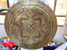 Gong tibetano extra grande hecho a mano - Gong sanador de sonido profesional - Súper sanador -