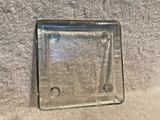Square Clear Glass Candle Holder 4" x 4" Inner Size 2 7/8" x 2 7/8"