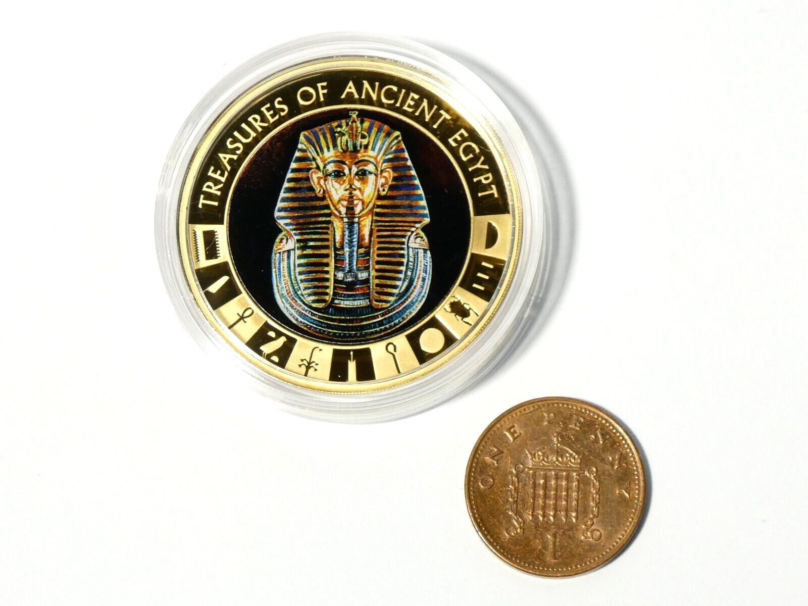2013 Cook Islands One Dollar $1 Treasures Ancient Egypt CASED Proof Coin #MR69