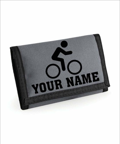 Childs Wallet Personalised Cycling Bike Wallet Girls Boys Wallet Card Coin - Picture 10 of 13