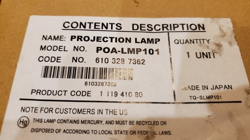 Oryginalna lampa OEM OSRAM do Sanyo PLC-XP5600 Zasilanie projektora - Philips JAPONIA MADE - Zdjęcie 7 z 17