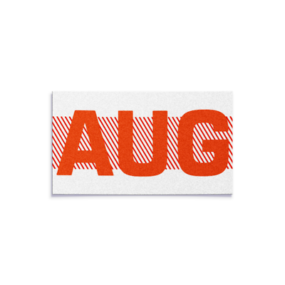 Summer プロフィールご確認 AUGUST - California License Plate RED Month Sticker - DMV