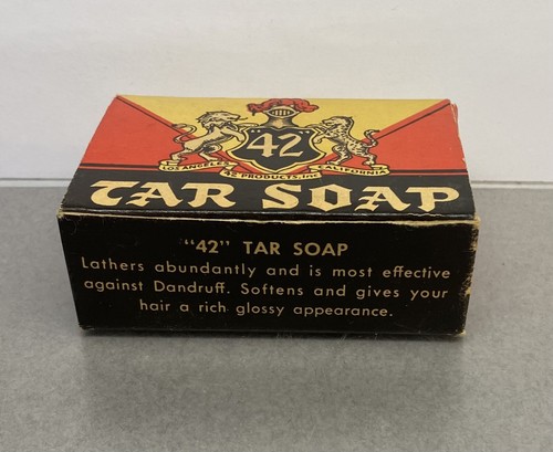 Vintage "42" Teerseife im Originalkarton Los Angeles California - Bild 11 von 13