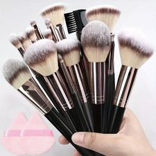 Professional Makeup Brush Set | 3-20PCS Kabuk...