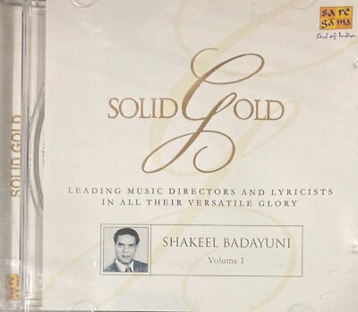 SOLID GOLD * SHAKEEL BADAYUNI Vol 1 CD * BOLLYWOOD HINDI INDIAN