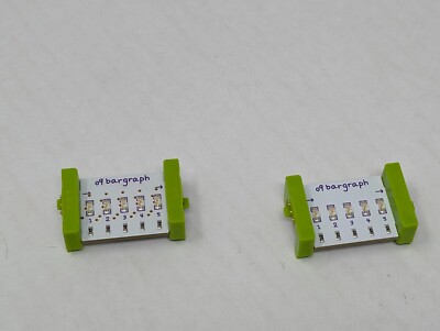 2x littleBits STEM Kit Components: o9 Bar Graph Module, Bargraph LED Indicators