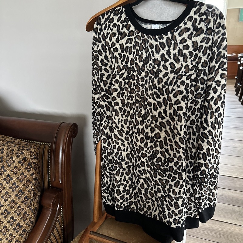 Animal Print Tunic Sz 3XL  Sunshine And Rodeos 