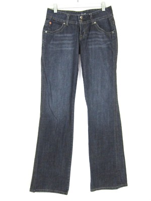 HUDSON JEANS VINTAGE SIGNATURE POCKETS BOOT CUT WOMEN'S BLUE