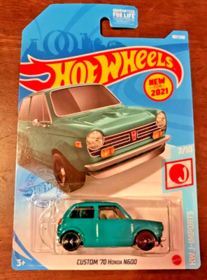 Hot Wheels Custom '70 Honda N600 #187 HW '21 J-Imports 7/10 Green