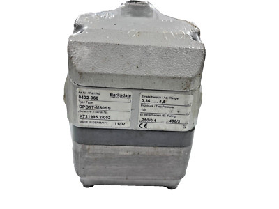 Barksdale P/N 0402-066 Type DPD1T-M80SS Diaphragm Differential Pressure Switch