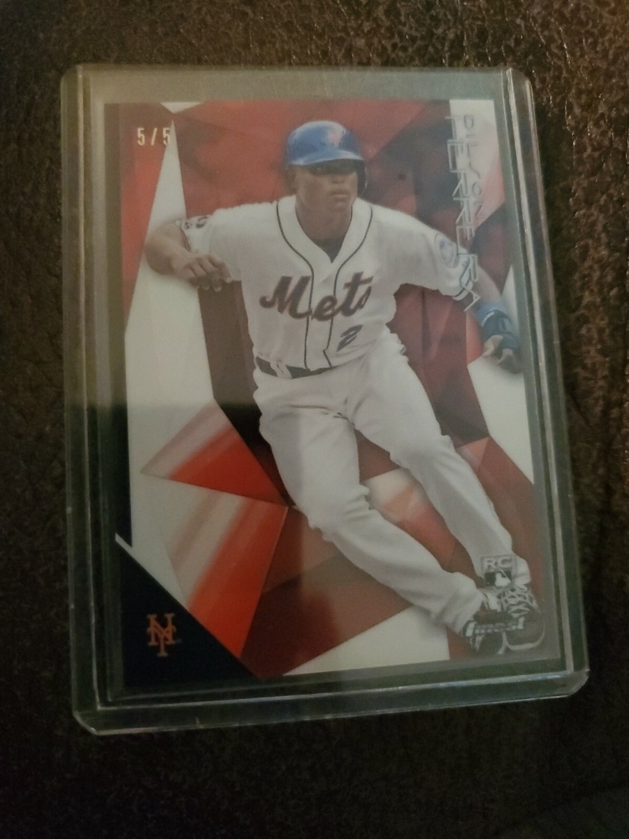 2015 TOPPS FINEST DILSON HERRERA RED REFRACTOR RC #5/5 METS EBAY 1