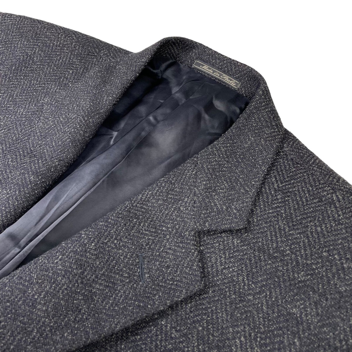 Corneliani Men's Tweed Unlined 3-Button Blazer Navy • Italy • 38R