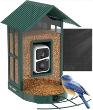 Soliom BF08 Bird Feeder AI Identify Species, Smart Bird Watching, 2K Live View