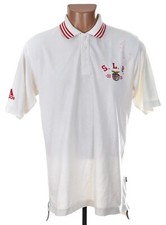 BENFICA 1997/1998 FOOTBALL POLO SHIRT JERSEY ADIDAS SIZE M ADULT SIGNED