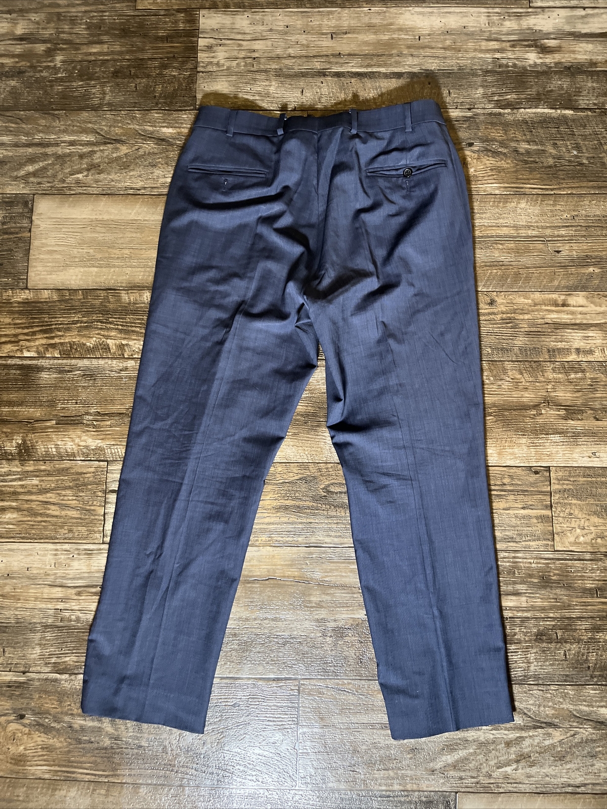 Brooks Brothers Dress Pants Mens 34x32 Regent Fit Wool Charcoal Blue I