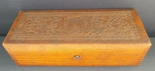 Wooden Box Wheeler & Wilson Sewing Machine Co. 5 Pcs Antique Dovetailed Trinket