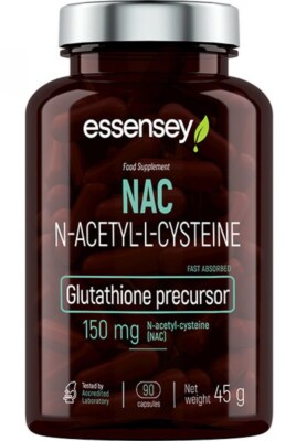 Essensey NAC N-Acetyl-L-Cysteine 150 mg   90 Kapseln (19,78 EUR/100 g)