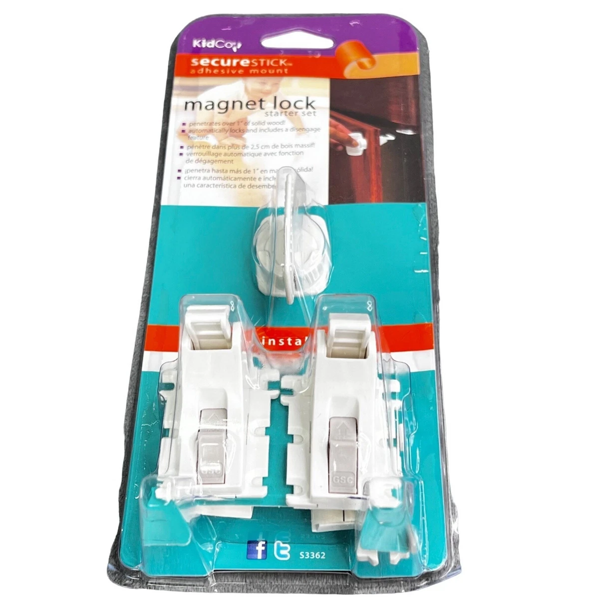 Kidco Adhesive Mount Locks Matttroy