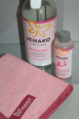 JEMAKO SET Profituch Plus S cherry blossom und Kraftreiniger Pink Grapefruit