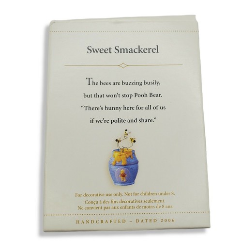 Adorno de Guardabarros Hallmark Winnie the Pooh Sweet Smackerel Hunny Pot Disney '06 - Imagen 7 de 7
