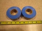 LOT OF 2 ROLLS GRAINGER APPROVED 1EC26 BLUE FLAGGING TAPE 300 ft x 1-3/16" S0177