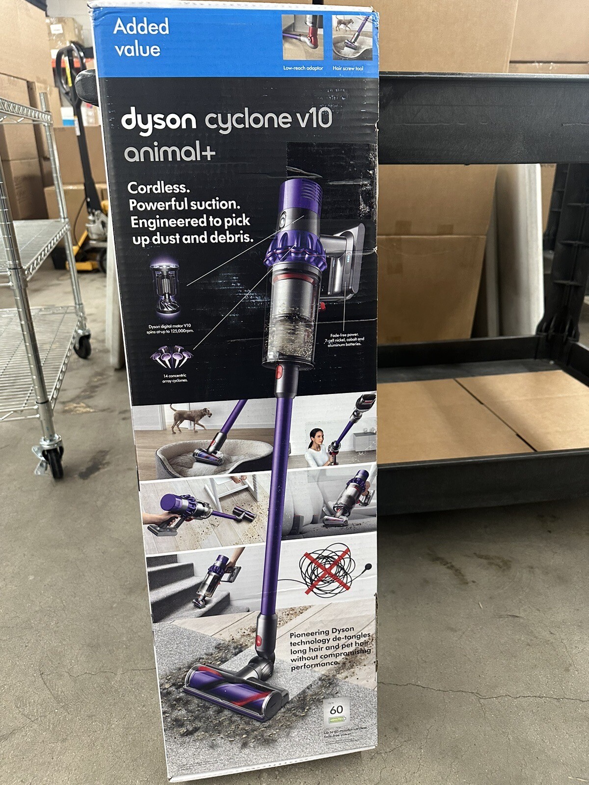 Dyson Cyclone V10 Animal+ Cordless Stick Vacuum Purple 885609027395 eBay