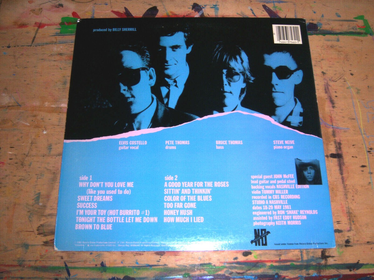 Elvis Costello & The Attractions Almost Blue 1981 Columbia FC