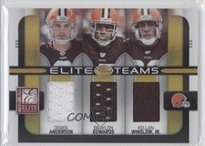 2008 Donruss Elite Teams Jerseys /199 Braylon Edwards Derek Anderson #ET-11 0v1