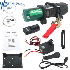 4500 lb 2.1HP Waterproof IP67 Electric Winch with Wireless & Handheld Remote 12V