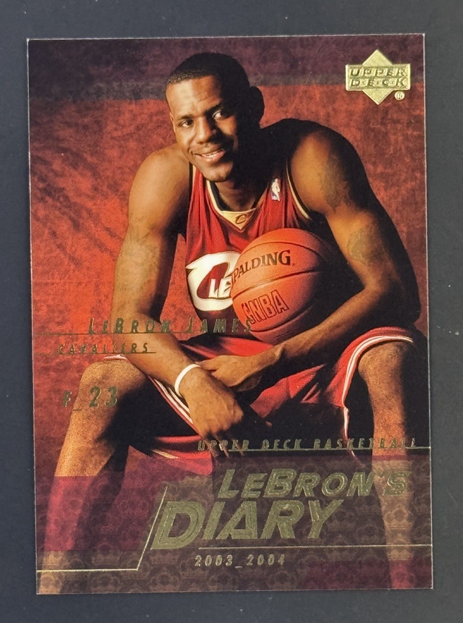 2003-04 Upper Deck - Lebron's Diary LeBron James #LJ11 (RC)