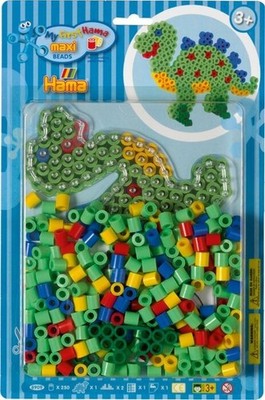 Malte Haaning Plastic A/S Hama  Bügelperlen Maxi - Blisterset Dino - 1 S ...