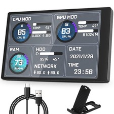 Sanpyl Pc Cpu Data Monitor 5In Ips Usb Mini Screen Computer Sensor Panel