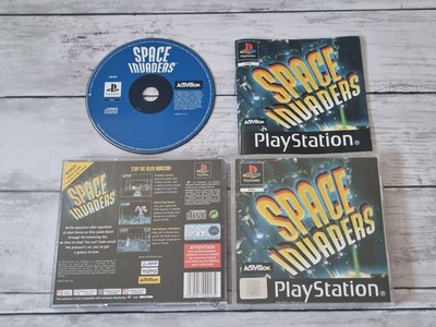 Space Invaders Sony Playstation 1 PS1 Komplett PAL Activision Near Mint Disc
