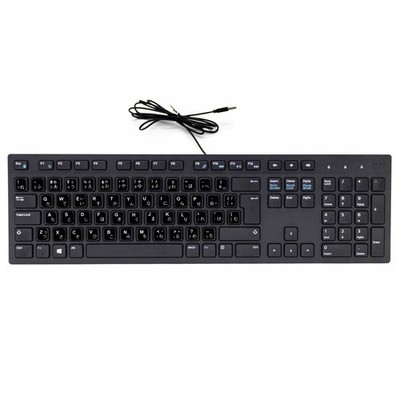 Dell KB216 08vxm3 0rx6rm Tastatur USB QWERTY_ Japanisch Schwarz Standard