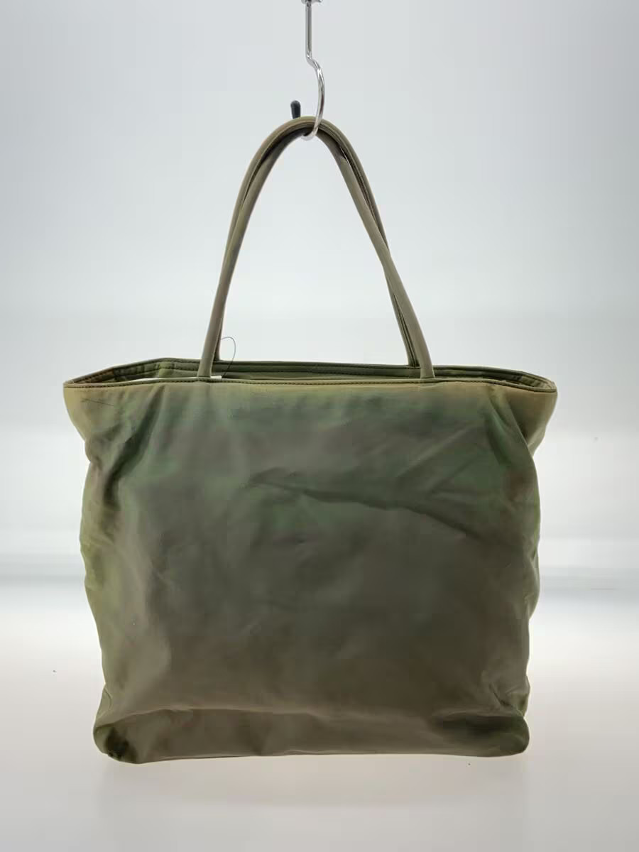 PRADA Handbag Nylon CRM Solid Authentic Rare Exce… - image 3