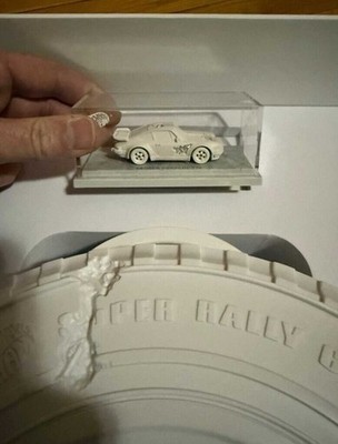 Hotwheels x Daniel Arsham, Eroded Porsche 930 and Signed Rally Case