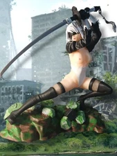 2B Nier Automata Figure NSFW 9in Paintd & Assembled