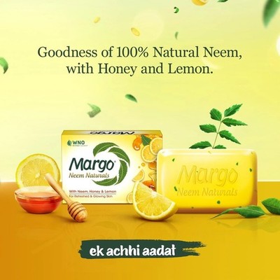 Margo Neem Naturals Seife mit einer Güte von 1000 Neemblättern 100 g x 5er...