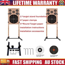 With Adjustable Base Shooting Target Stand Set for Outdoors Paper Target Holder